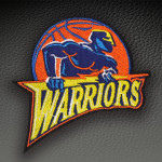 Patch thermocollant/velcro brodé par équipe de la NBA Golden State Warriors
